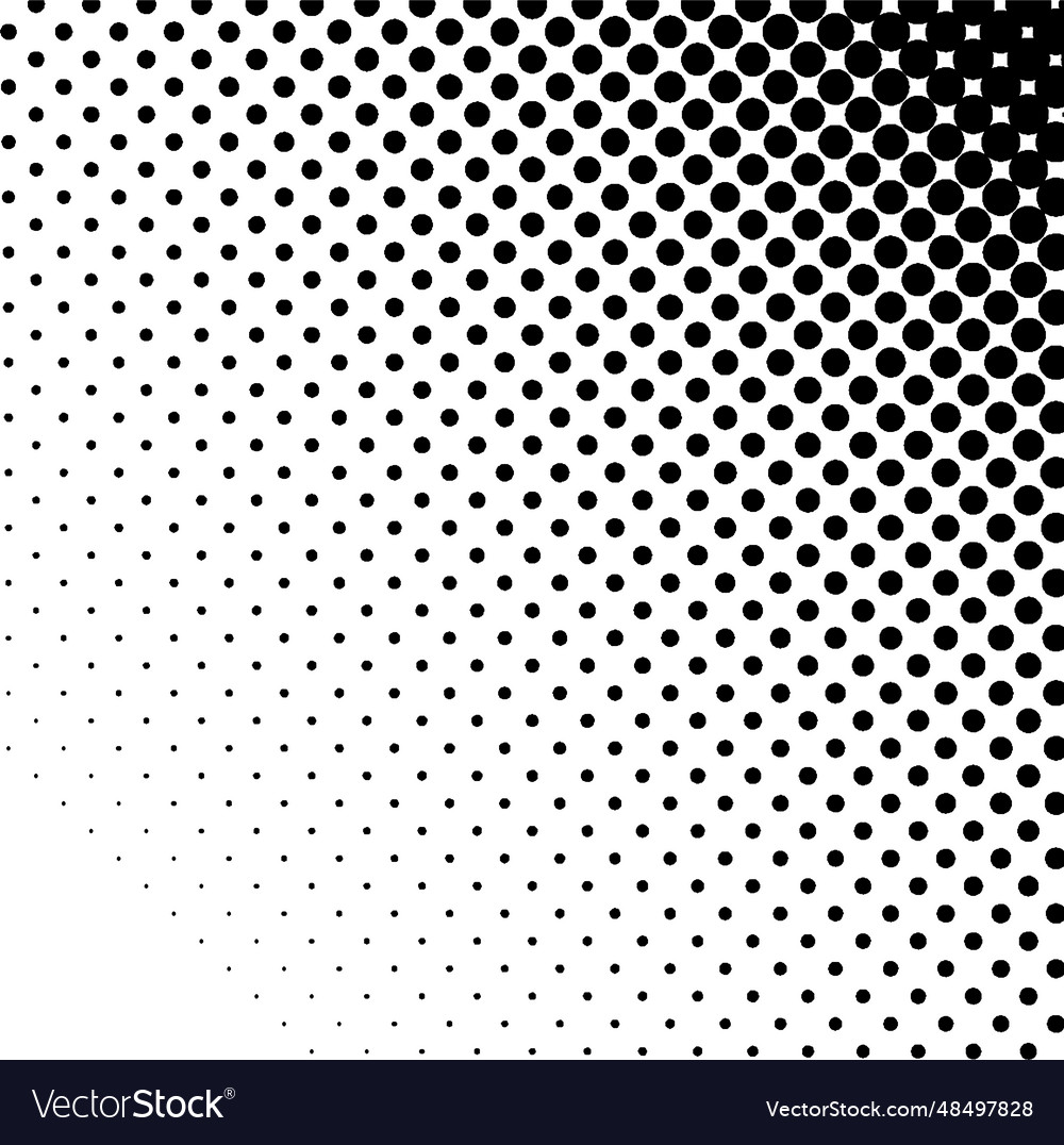 Retro dot gradient pop art diagonal pattern vector image Retro dot gradient pop art diagonal pattern