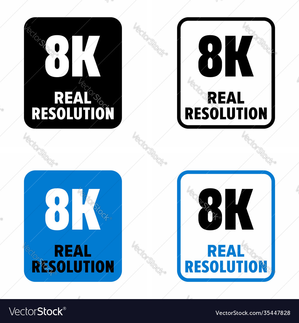 Uhd 8k real resolution display information sign