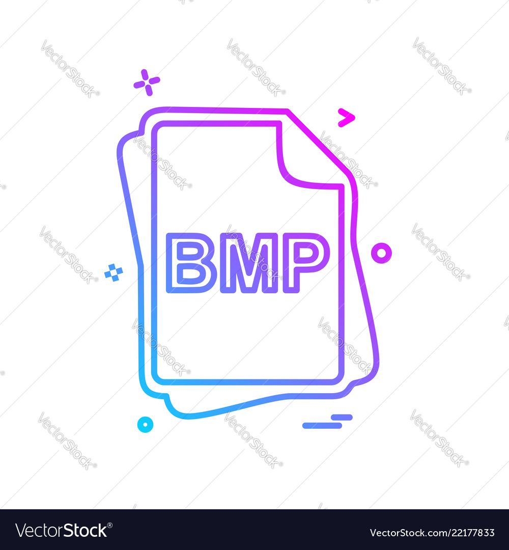 Bmp file type icon design