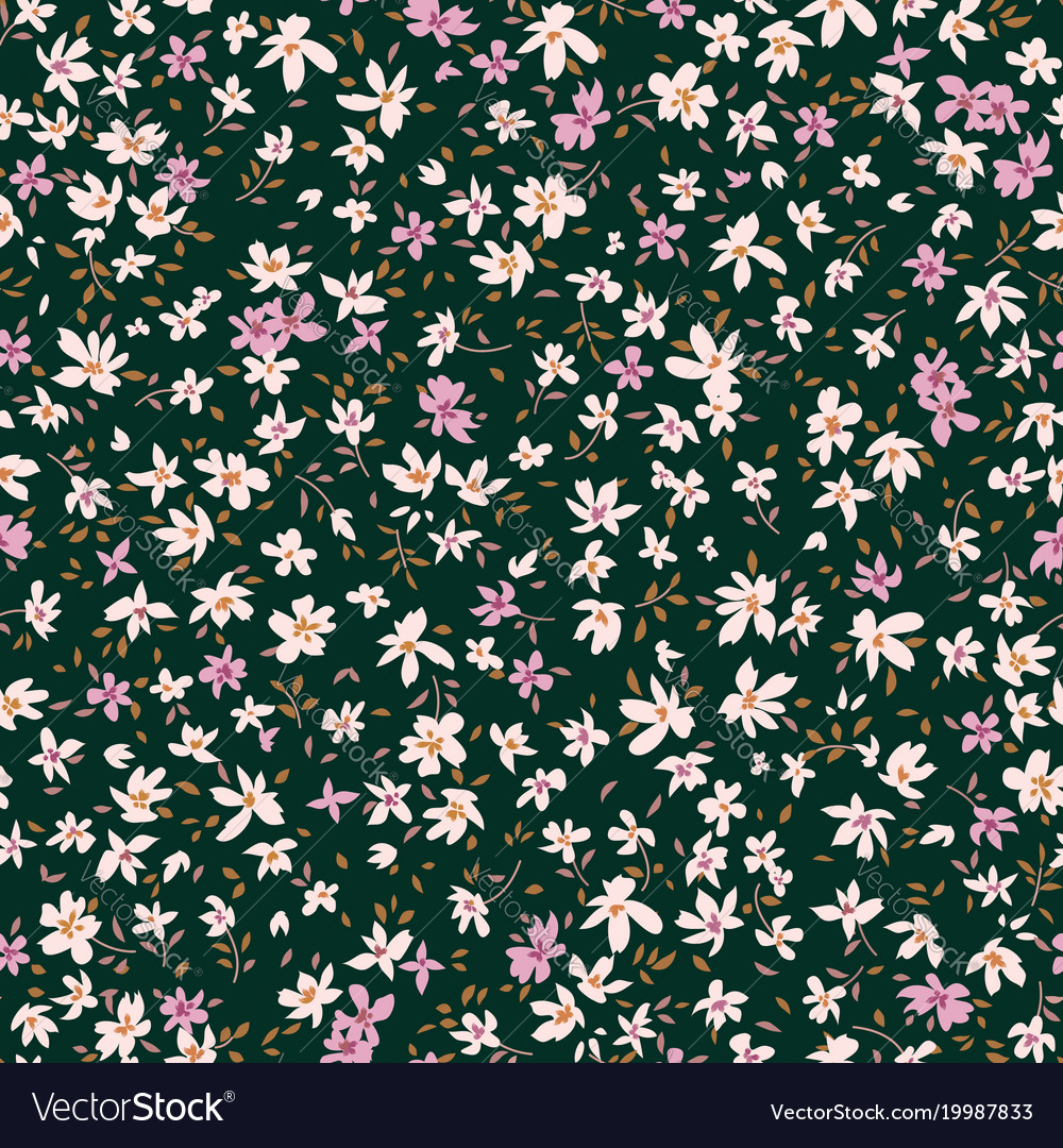 Floral seamless pattern abstract ornamental