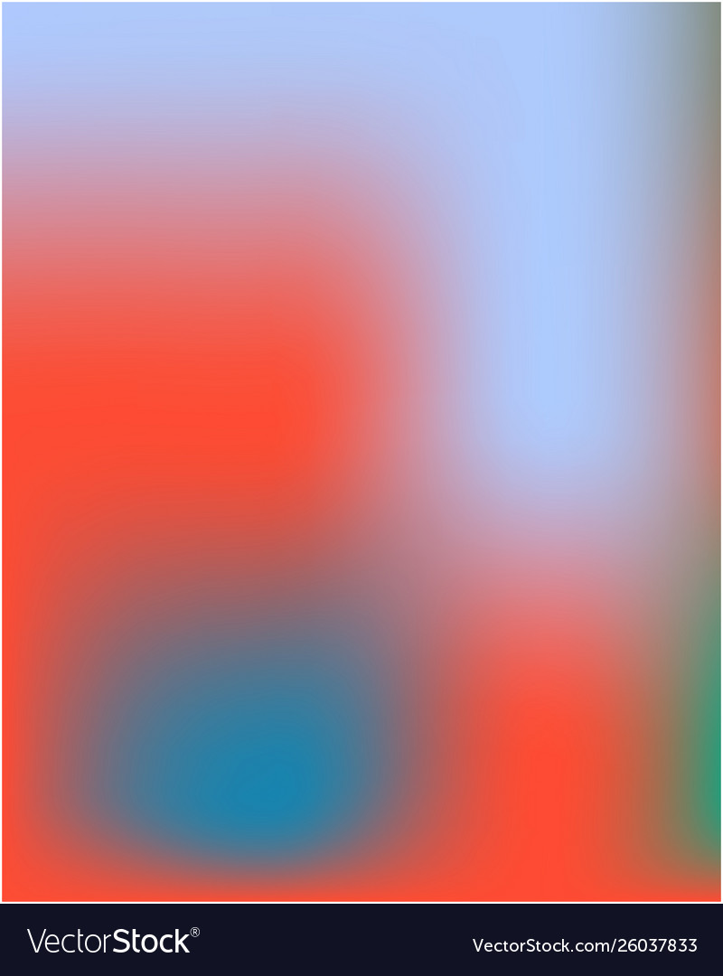 Gradient mesh painted in different colors