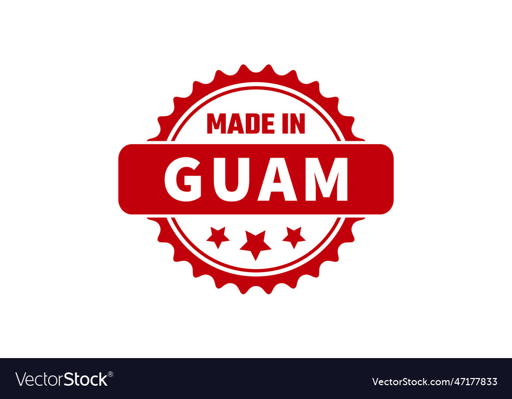 Made in guam rubber stamp