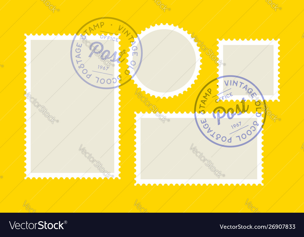 Postage stamp set collection