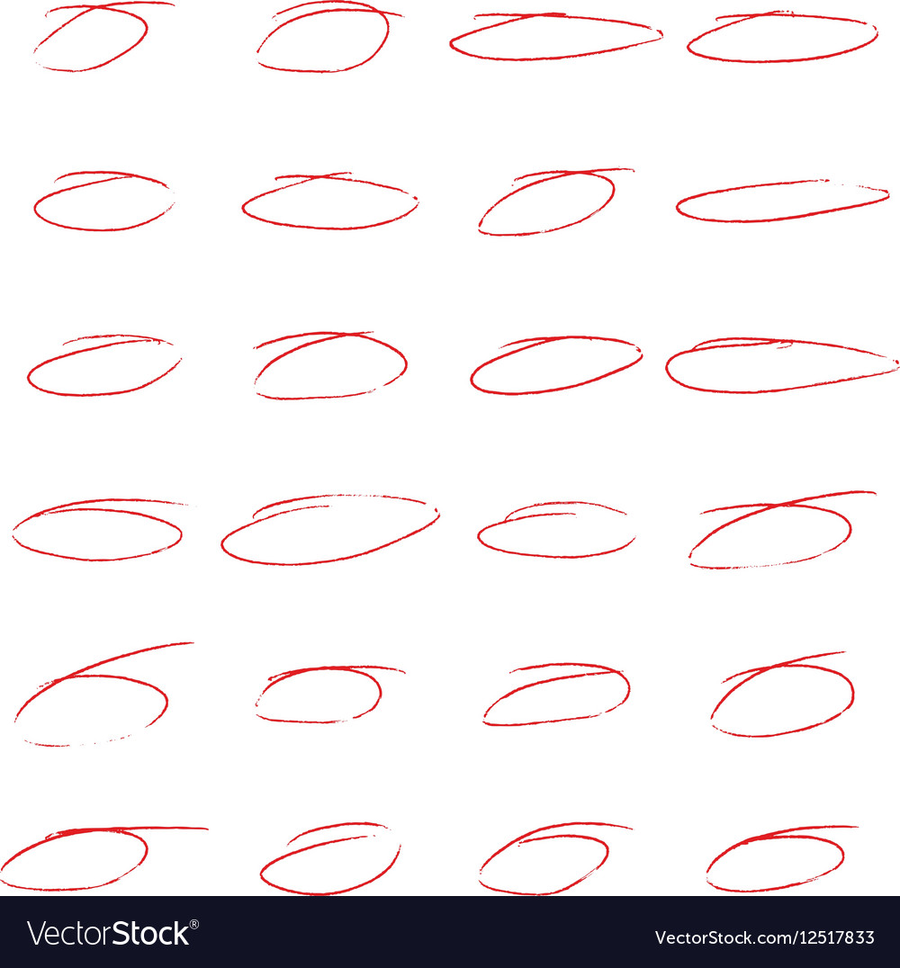 Drawing and writing tools stationery line Vector Image