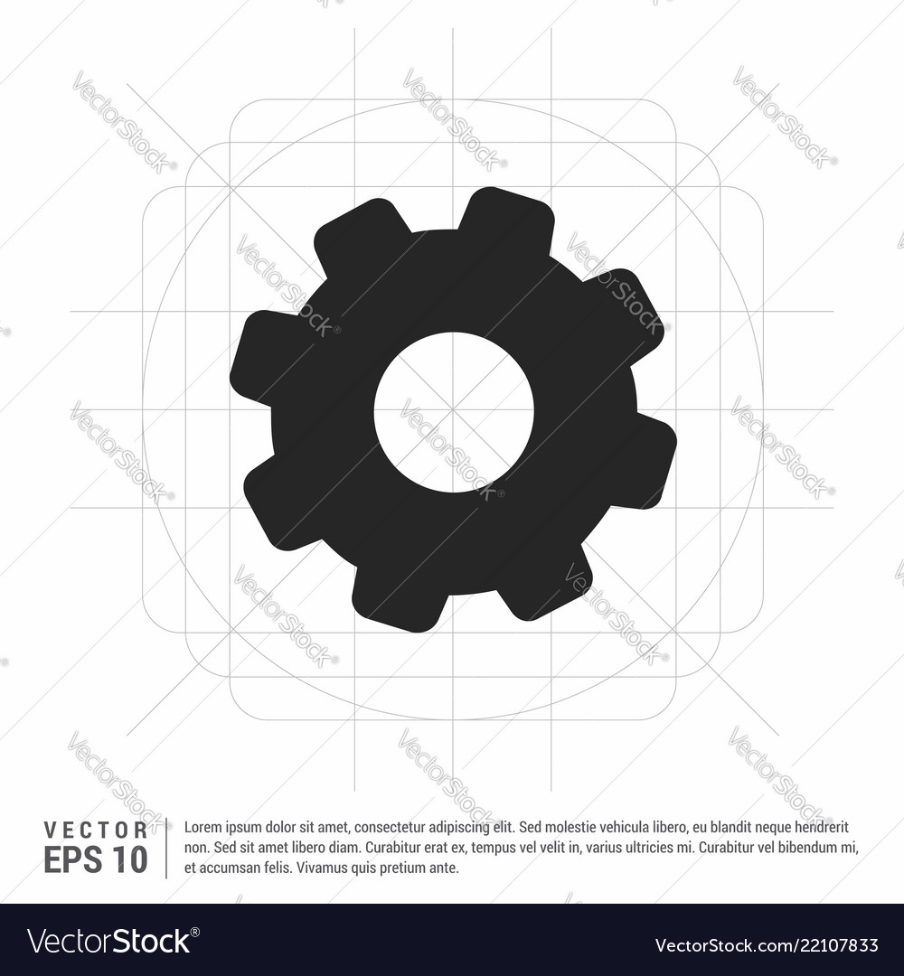 Setting icon vector image Setting icon