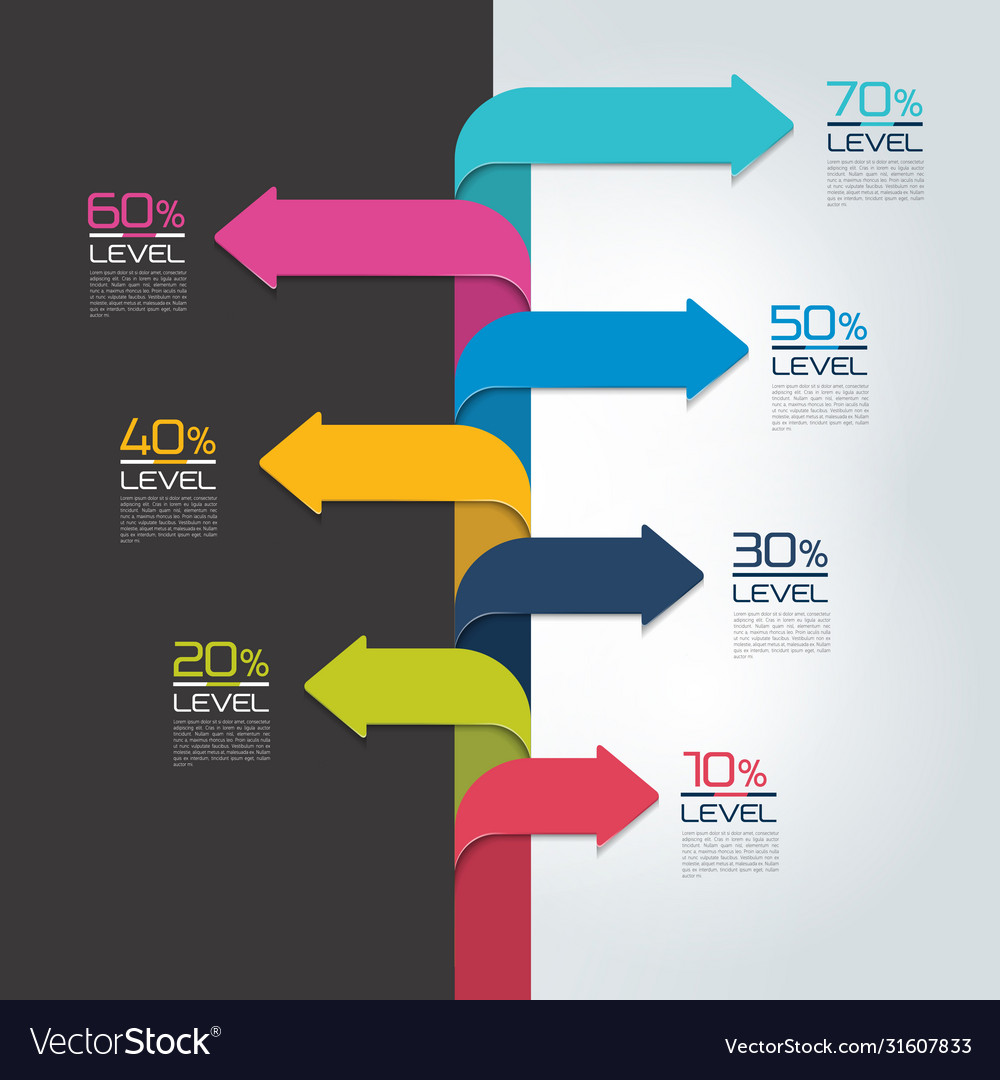 Timeline vertical report template chart scheme