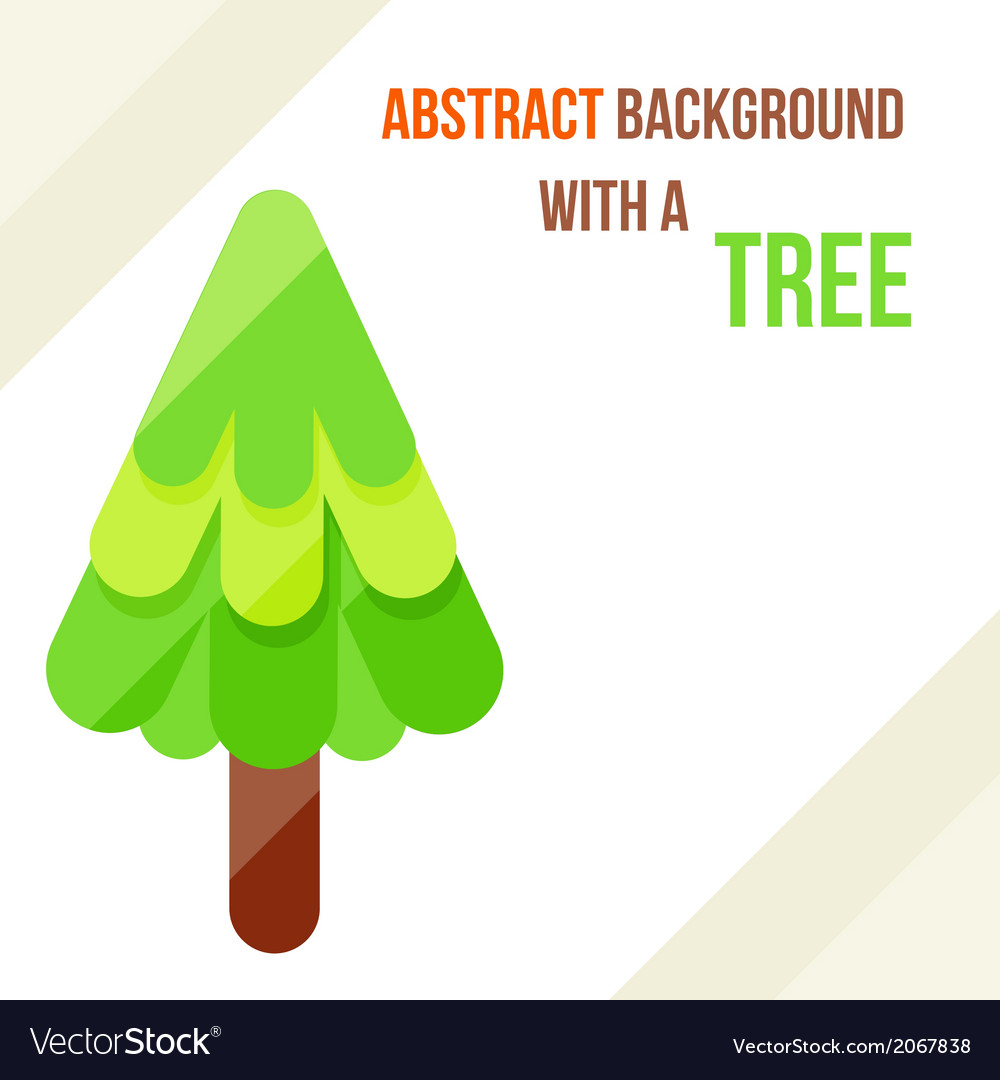 Abstract background with a tree