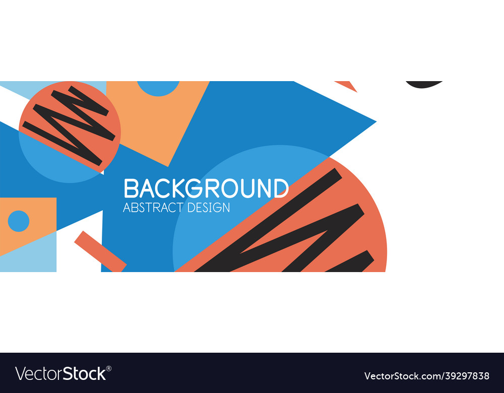 Abstract background with blocks lines geometric vector image Abstract background with blocks lines geometric