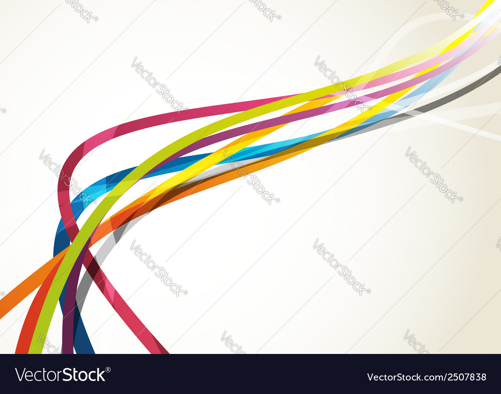 Abstract Colorful Lines Background