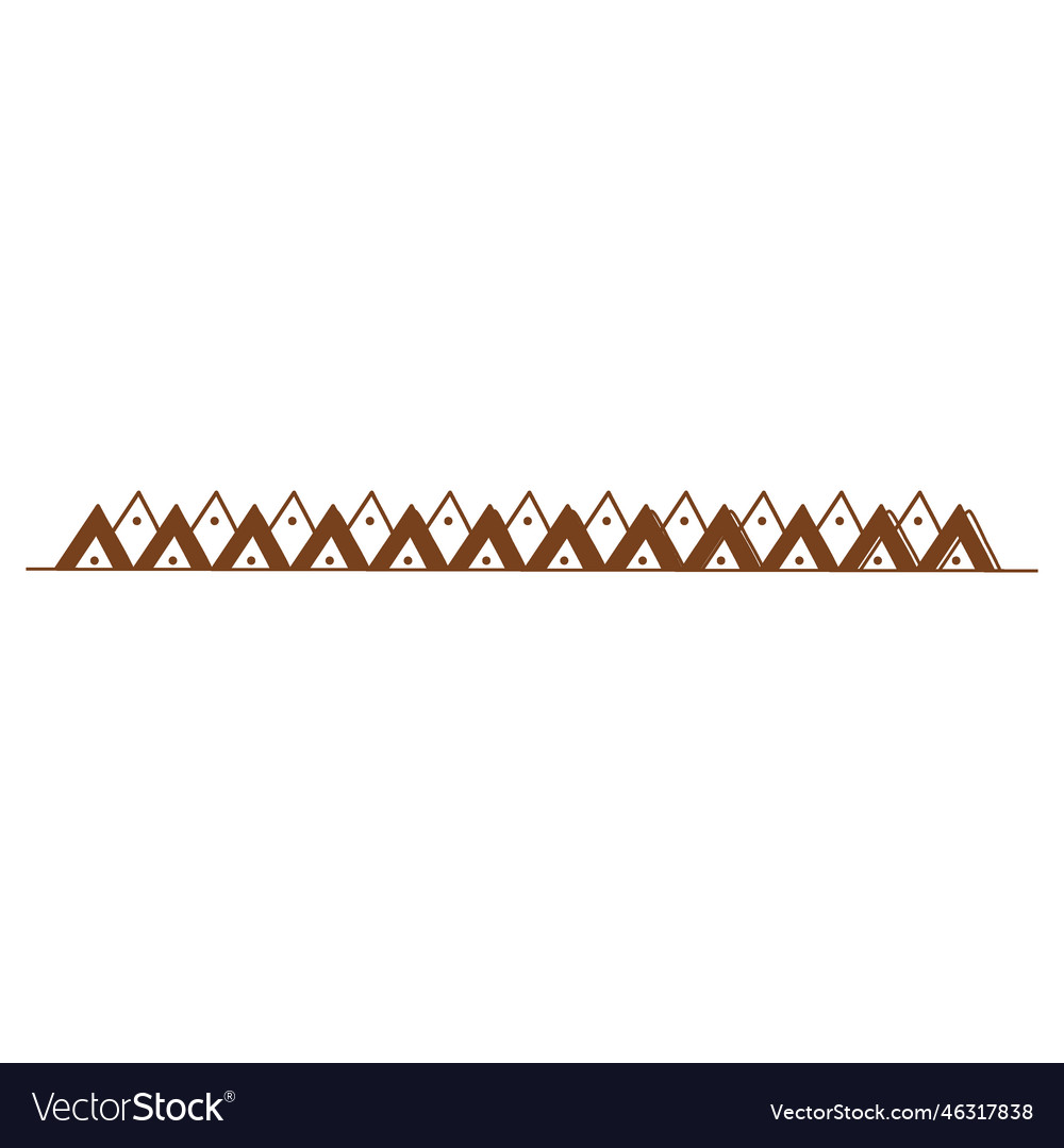 Abstract triangle frame pattern Vector Image Abstract triangle frame pattern