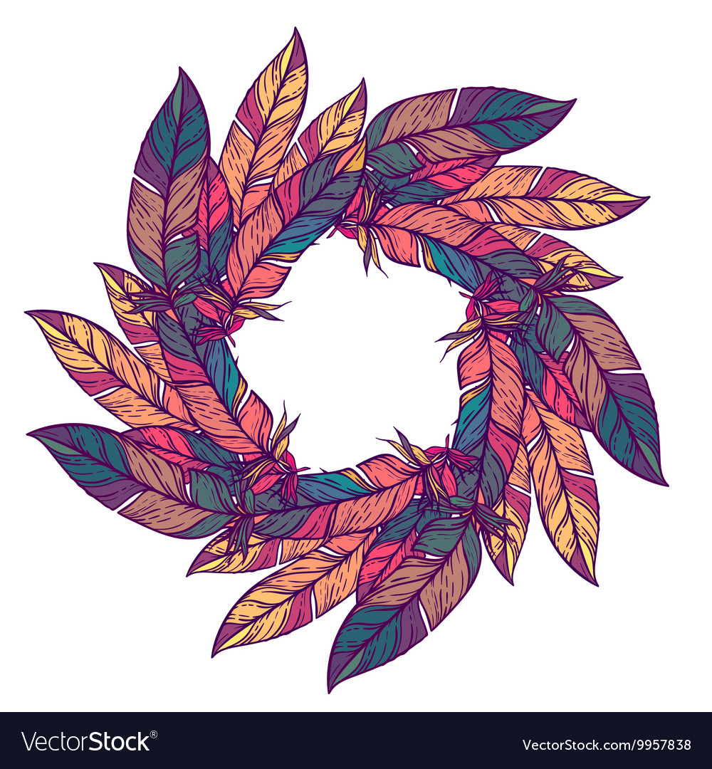Color circular pattern round kaleidoscope