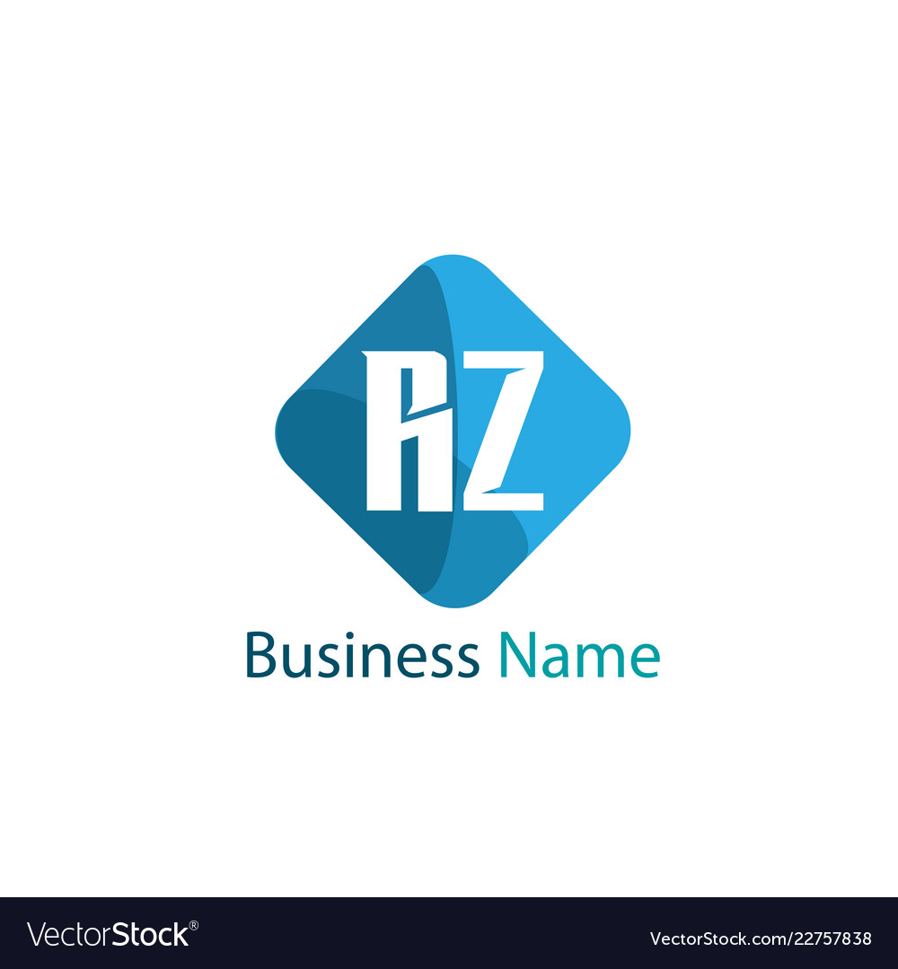 Original Buchstaben rz Logo Template Design