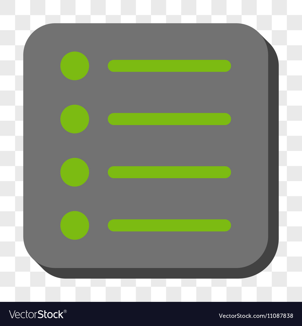 Items rounded square button