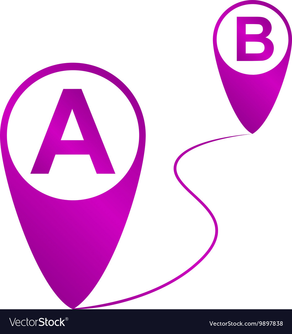 Map pointer flat icon