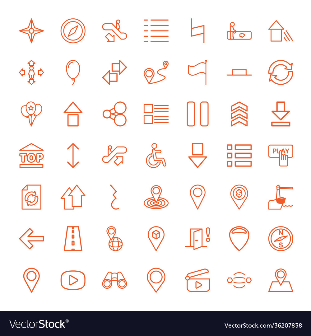 Navigation icons