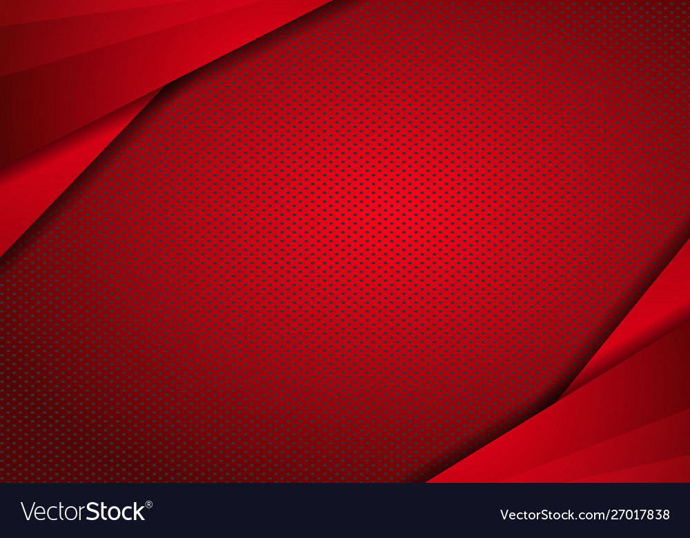 Red modern technology design background with dots
