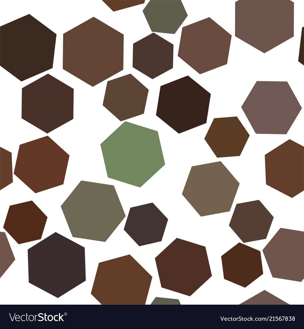 Seamless artistic hexagon background pattern