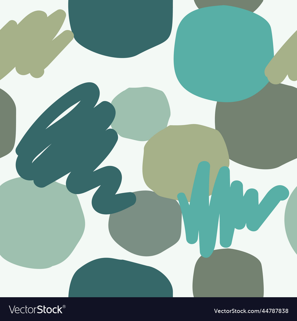 Simple geometric seamless pattern with abstract