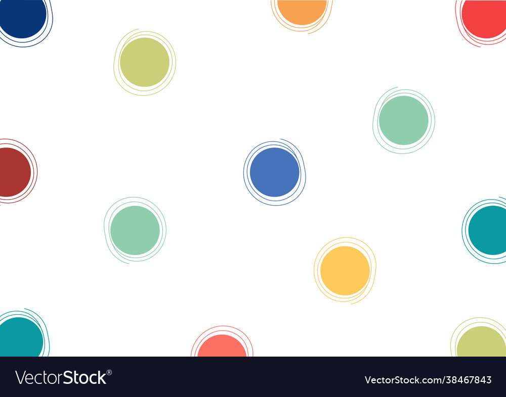 Abstract background with colorful circles Vector Image Abstract background with colorful circles