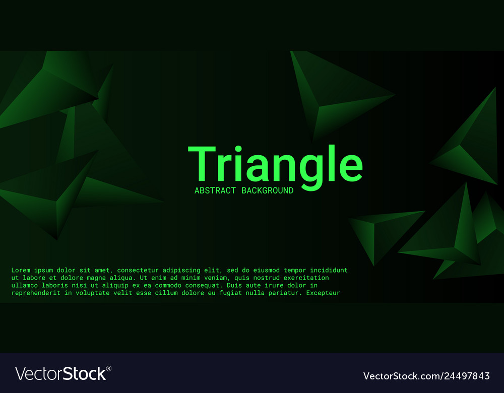 Abstract composition of triangle vector image Abstract composition of triangle