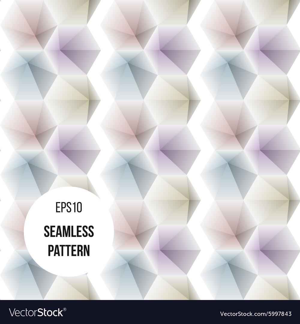 Bright hexagonal pattern
