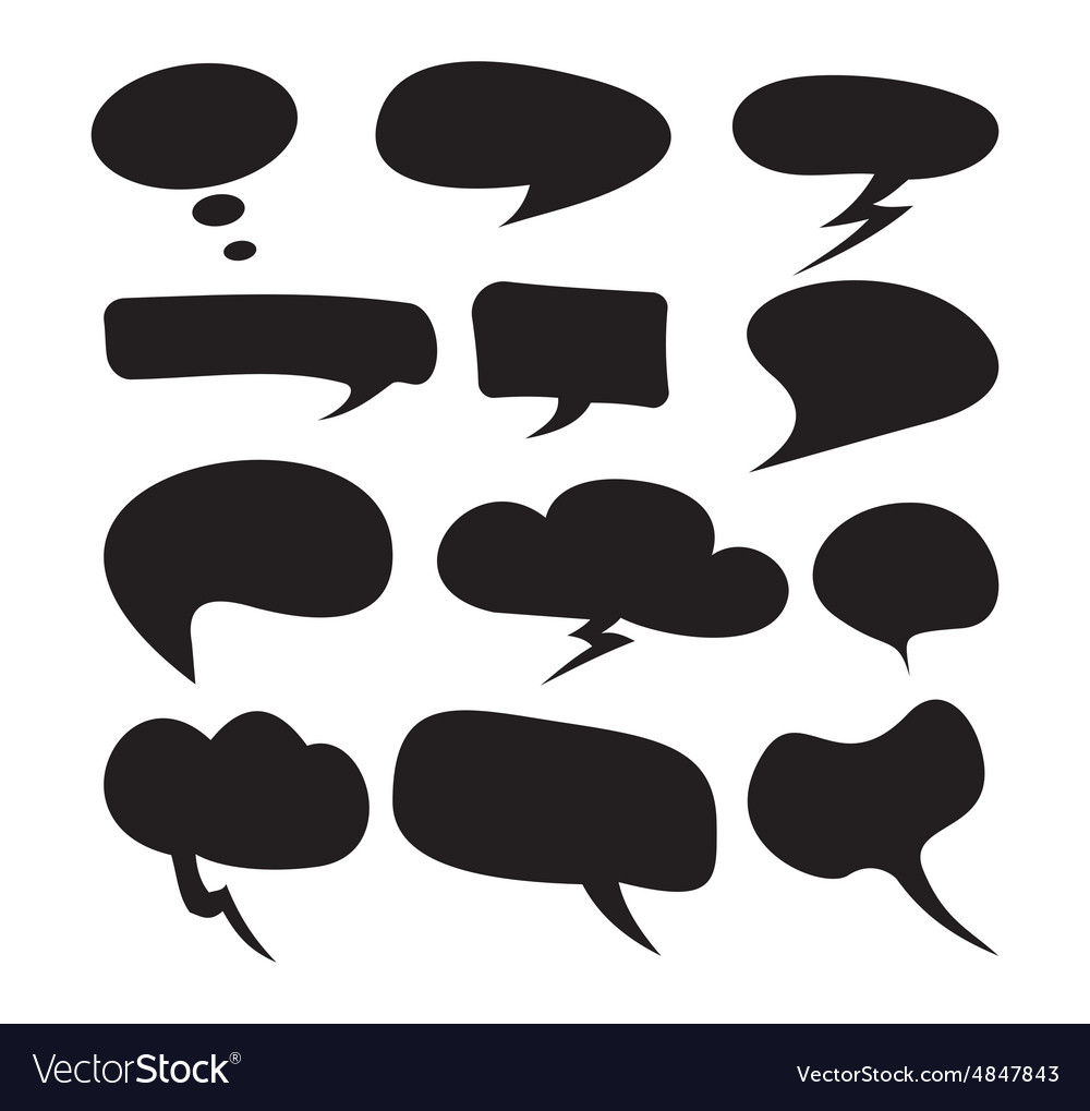 Cloud speech bubble set1 resize