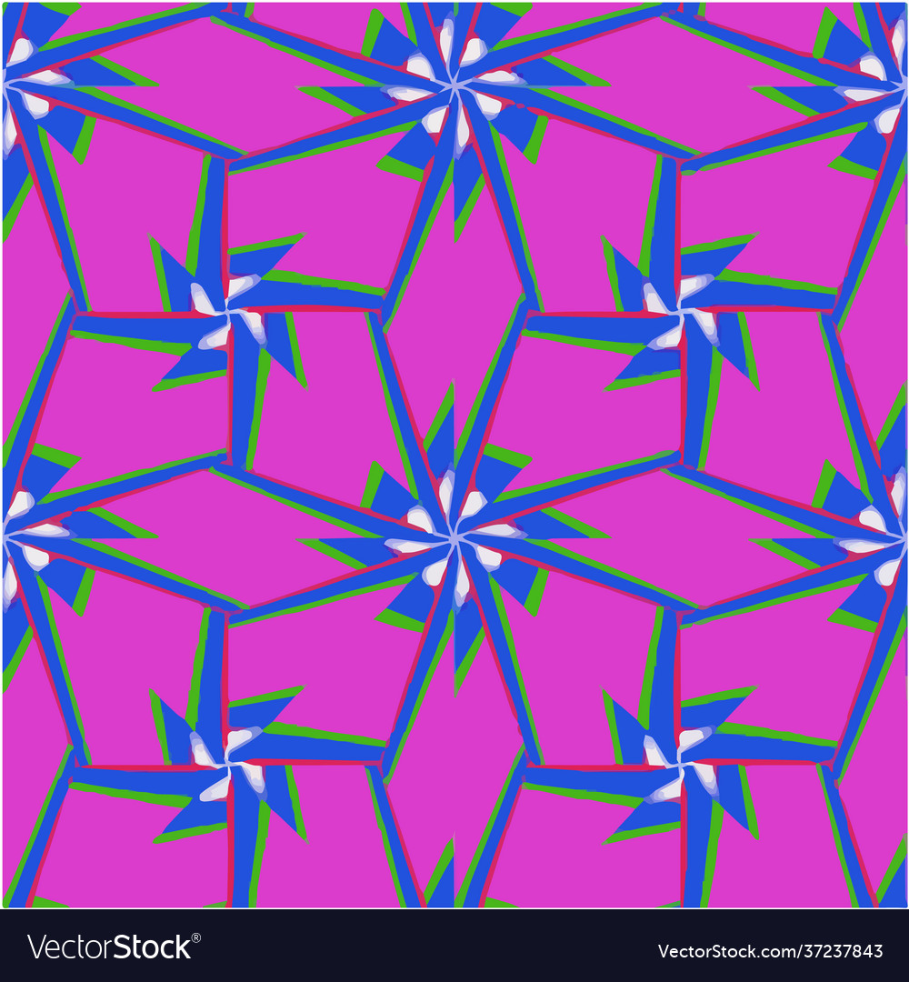 Geometric pattern with triangular elements Vector Image Geometric pattern with triangular elements