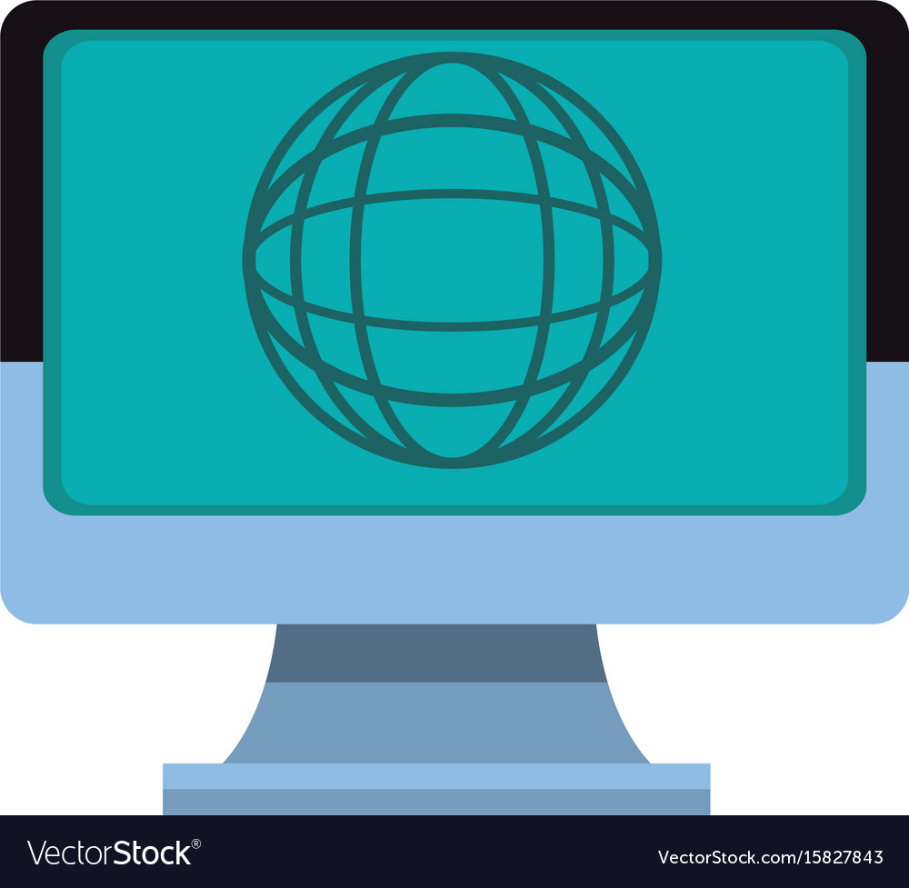 Laptop computer globe connection technology