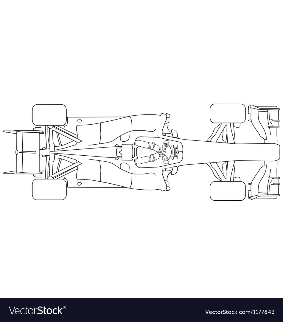 Racing car Royalty Free Vector Image - VectorStock