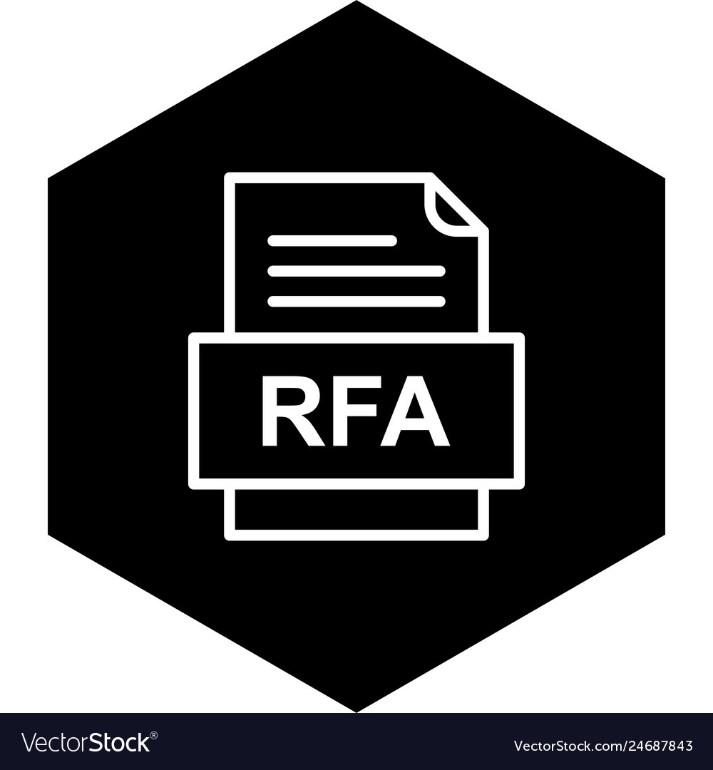 Rfa file document icon