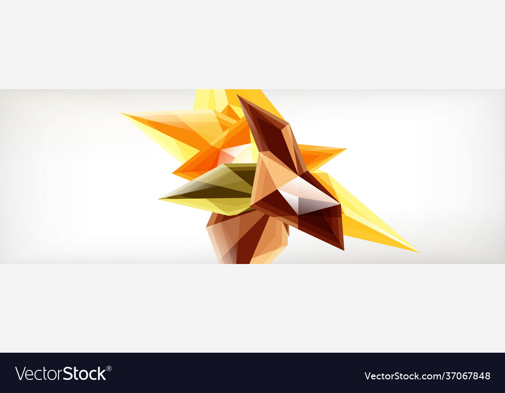 3d triangles and pyramids abstract vector image 3d triangles and pyramids abstract