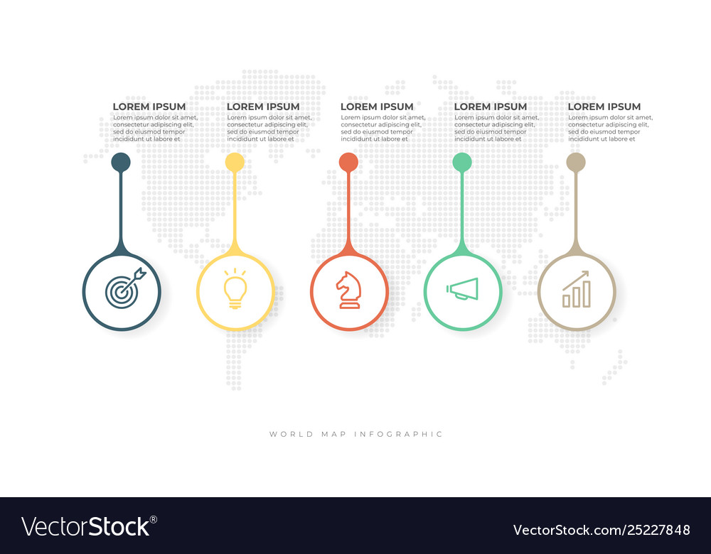 5 Step Timeline Infographic