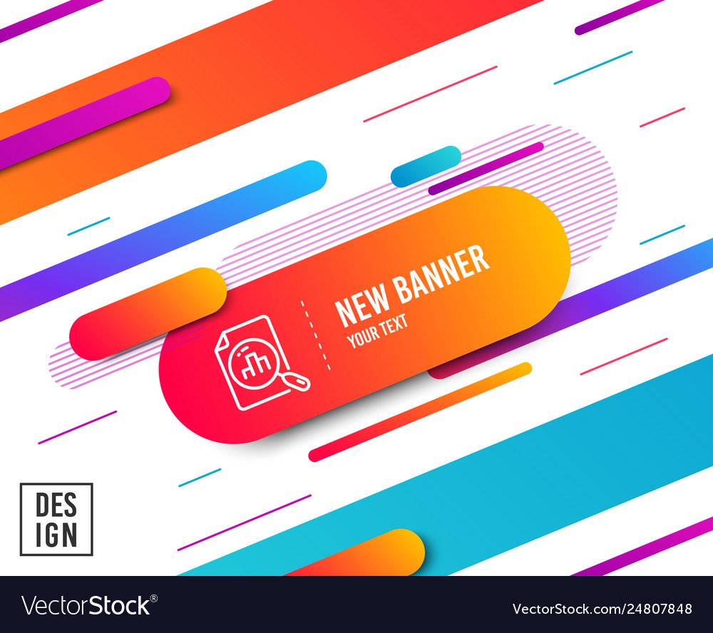Analytics graph line icon column chart sign vector image Analytics graph line icon column chart sign