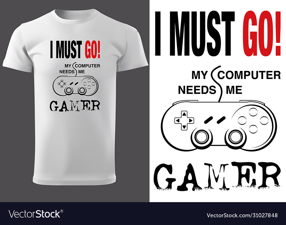 Gaming T-Shirt - Gamer Graphic