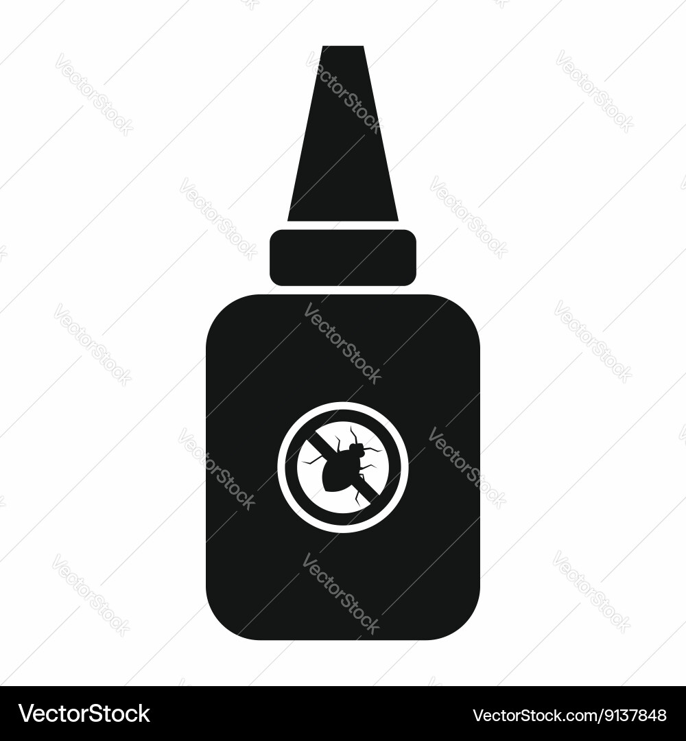 Insect spray icon simple style Royalty Free Vector Image