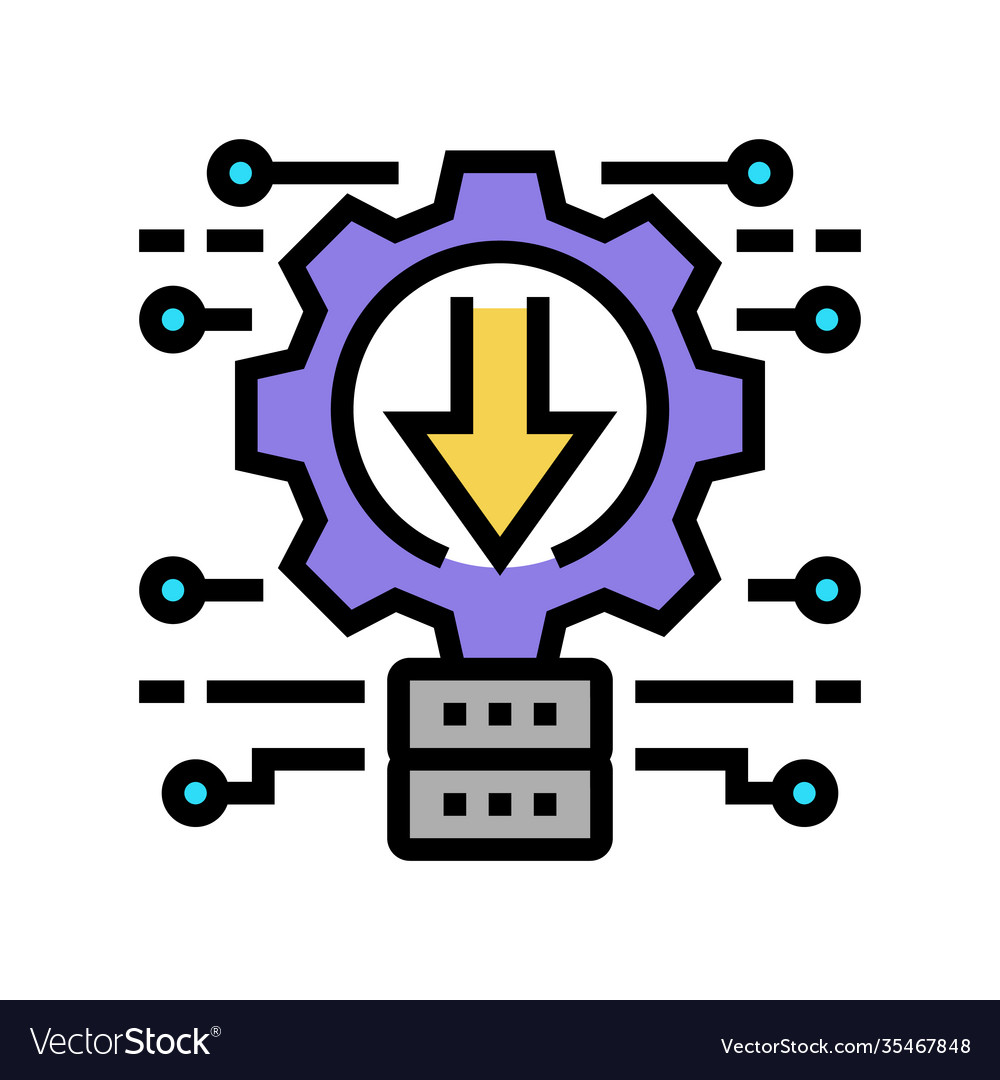 Integration system color icon