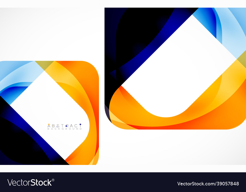Minimal background abstract square shape vector image Minimal background abstract square shape