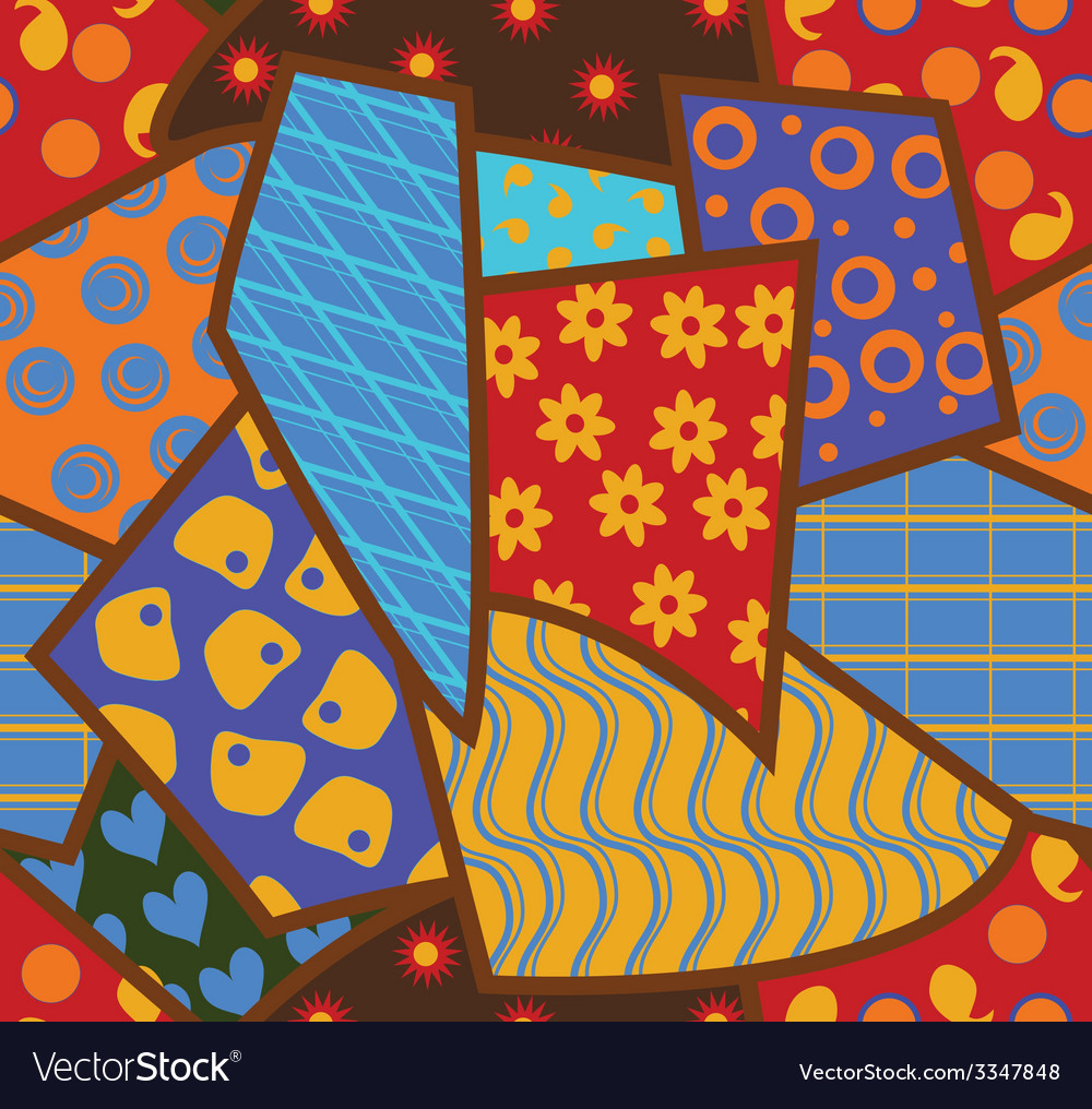 Patchwork seamless background