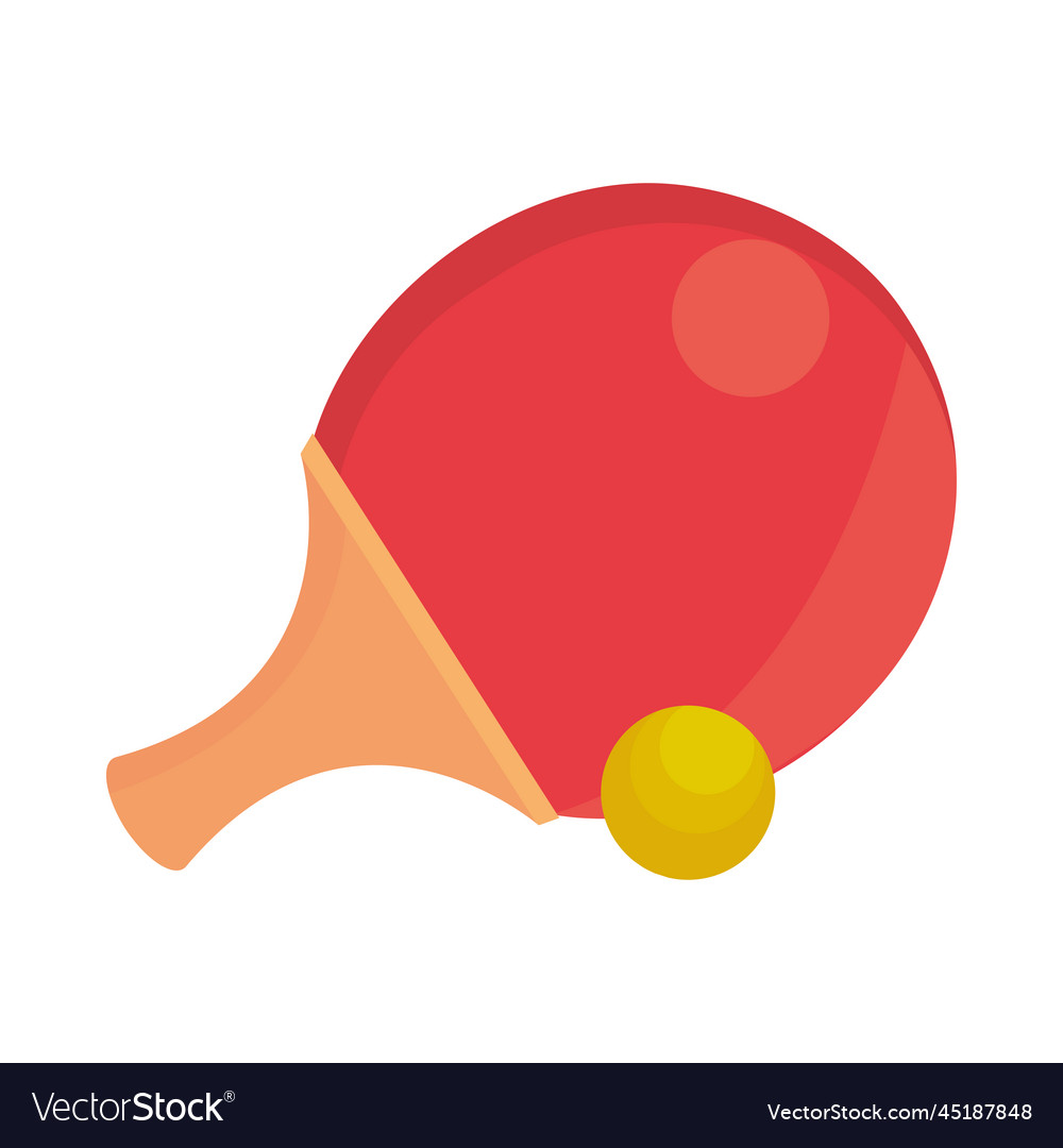 Ping Pong Ball and Racket Icon