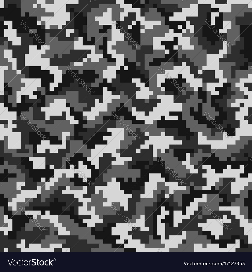 Camouflage pattern digital camouflage seamless Vector Image