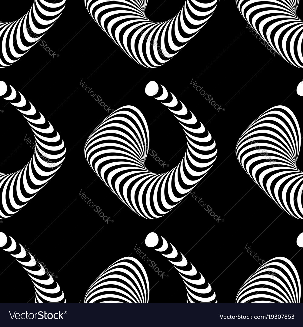 Design seamless monochrome pattern