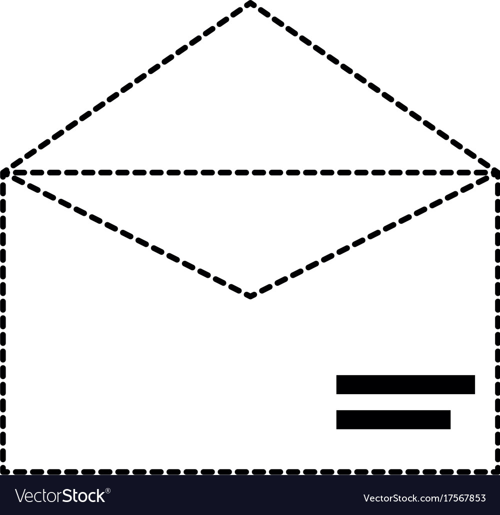 Mail envelope isolated icon