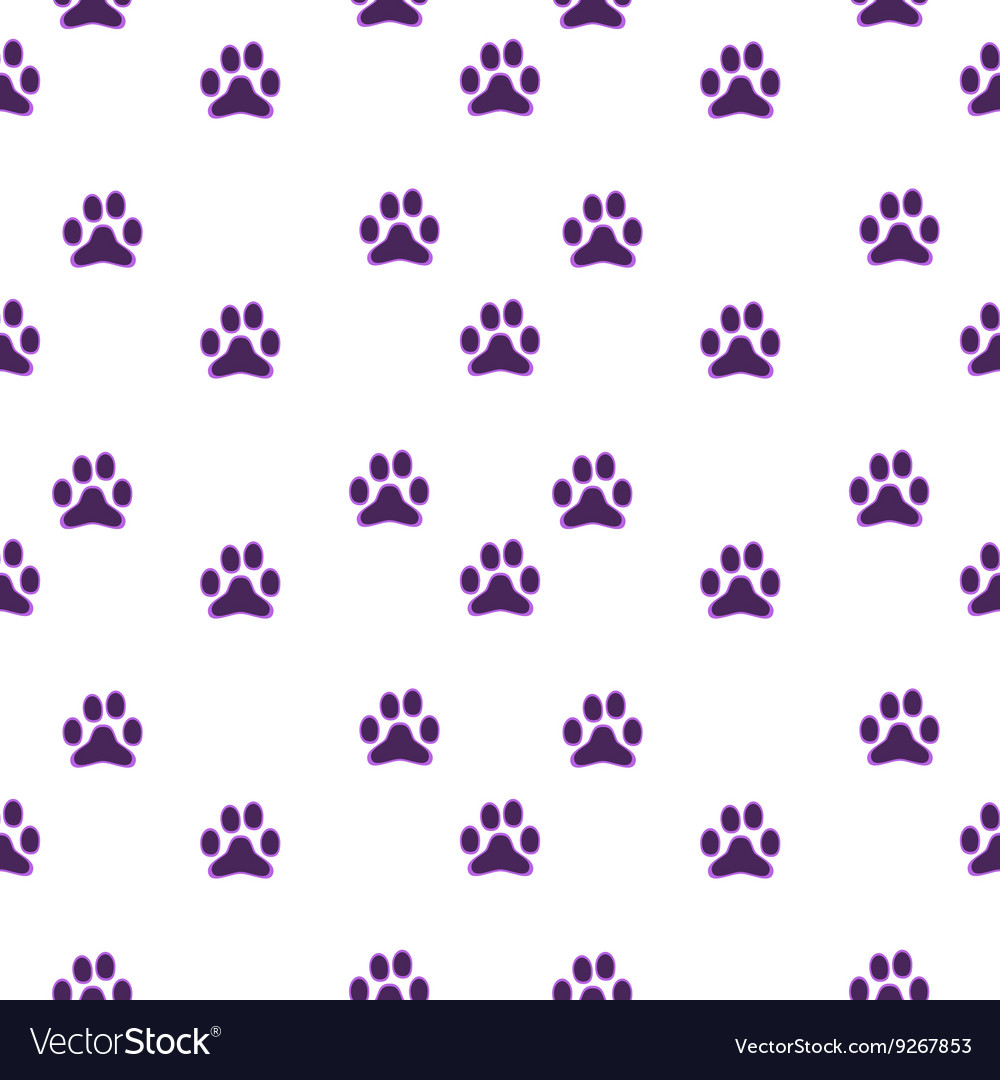 Paw background pattern