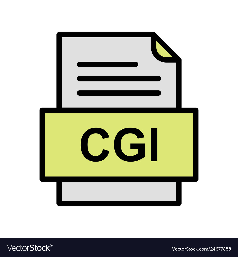 Cgi file document icon