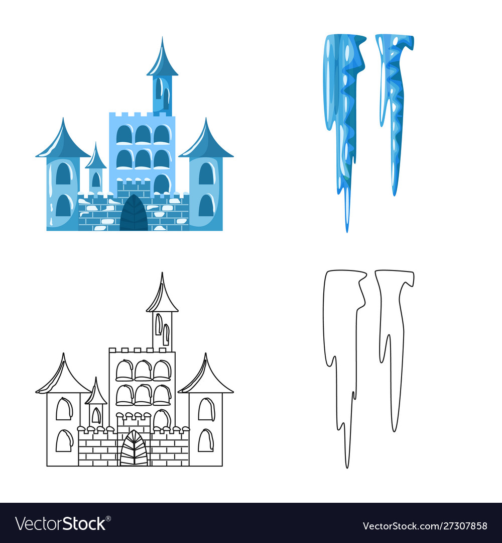 Design texture and frozen icon set