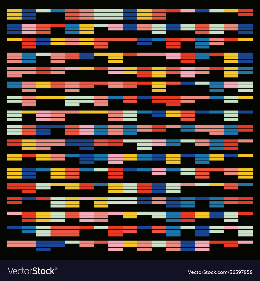 Linear abstract pattern design vector image Linear abstract pattern design
