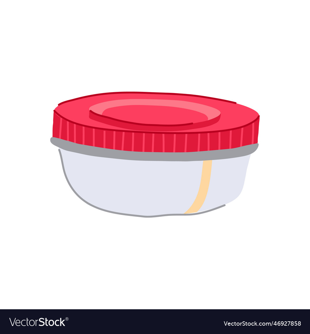 Snack lunch box cartoon Royalty Free Vector Image