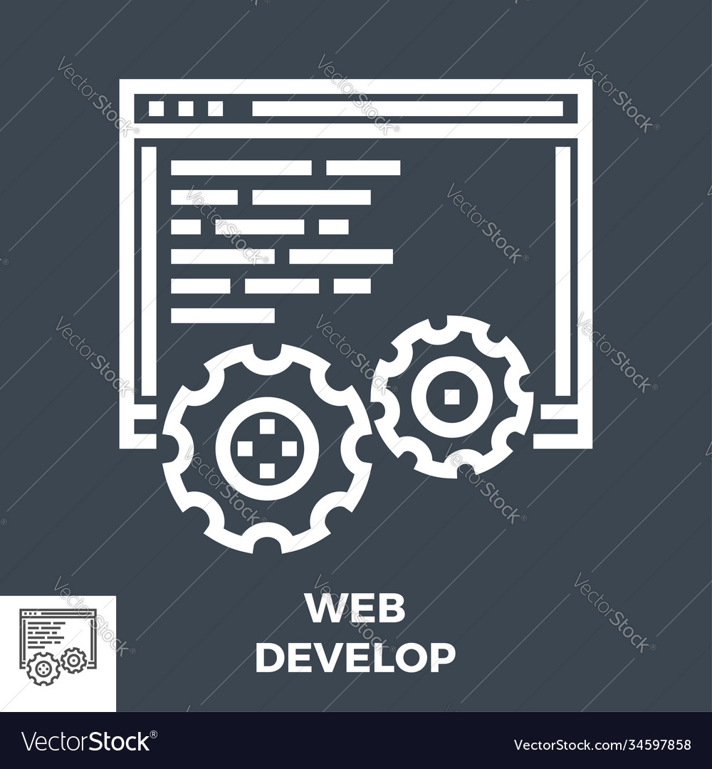 Web Development Line Icon