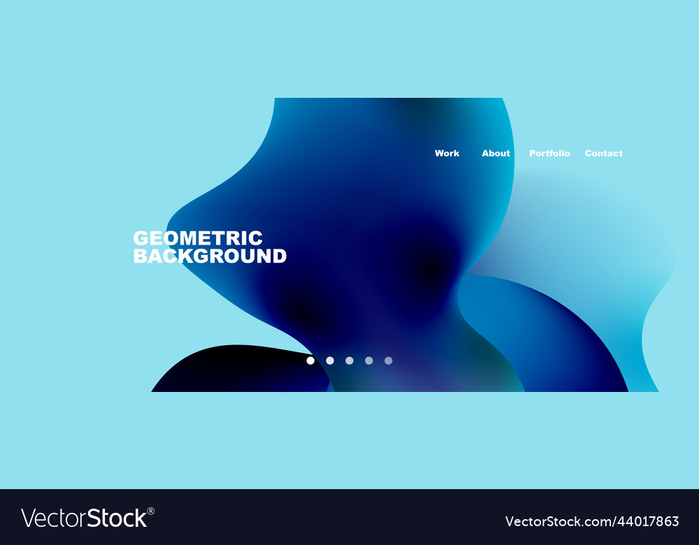 Flowing Gradient Circles