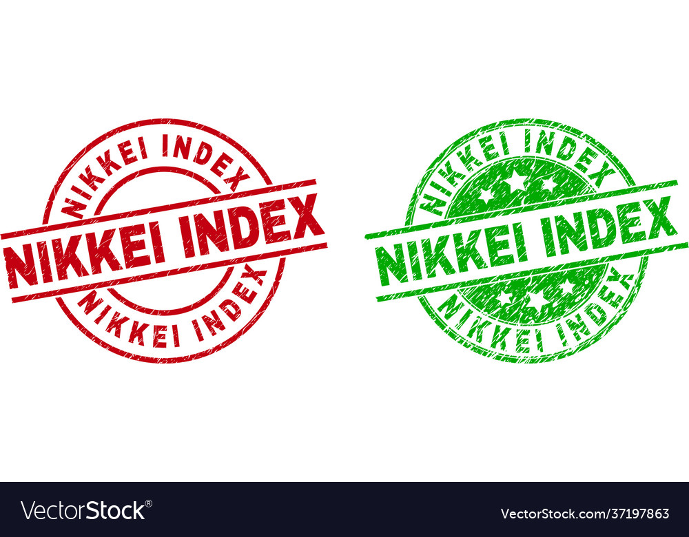 Nikkei index round watermarks using unclean